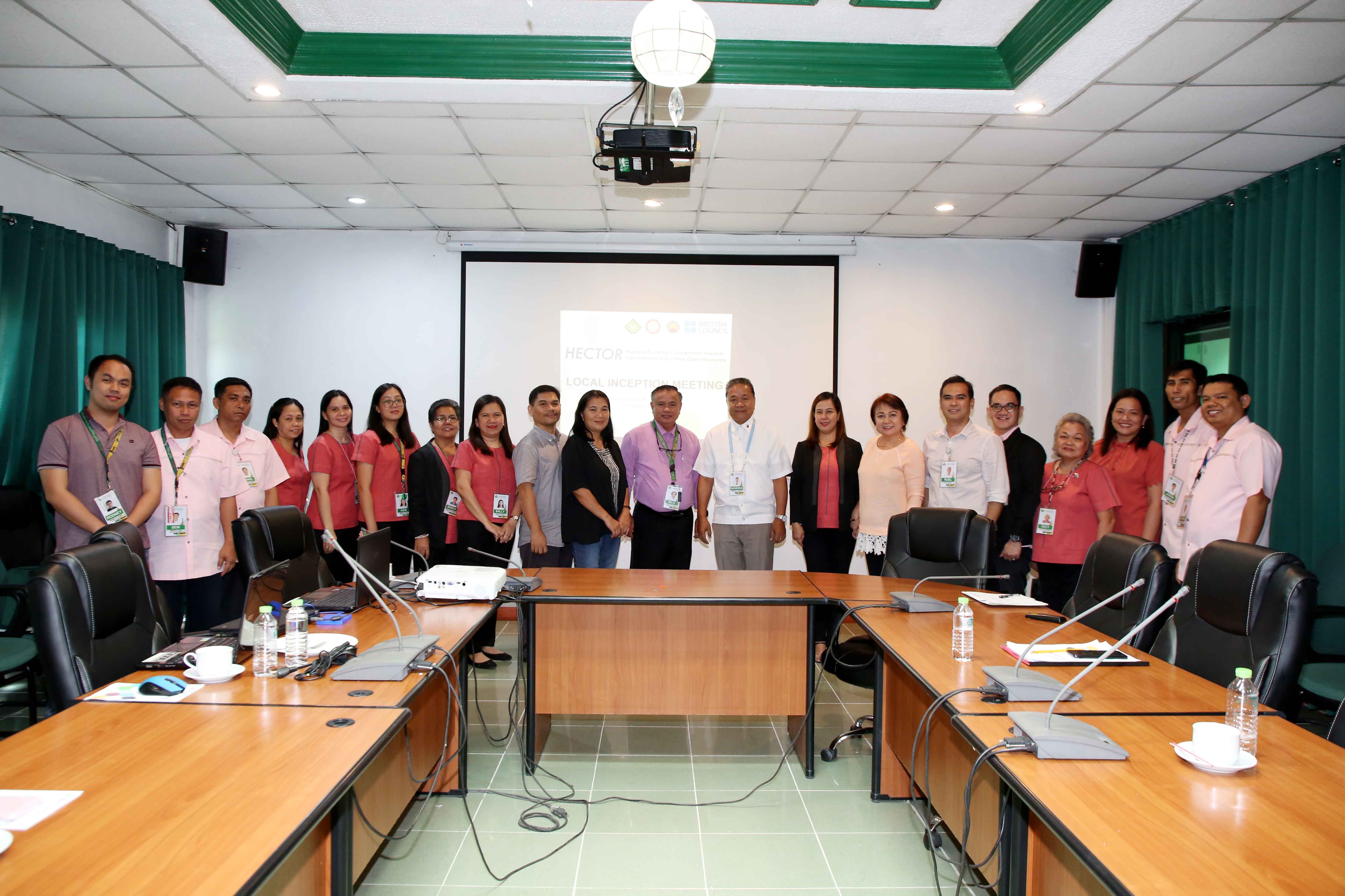 CvSU Officials with Team HECTOR