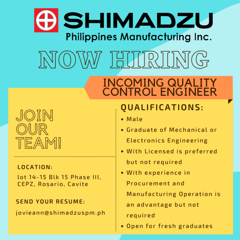 Incoming Quality Control Engineer Shimadzu Cavite State University job-description-technical-support-support-engineer-veracity